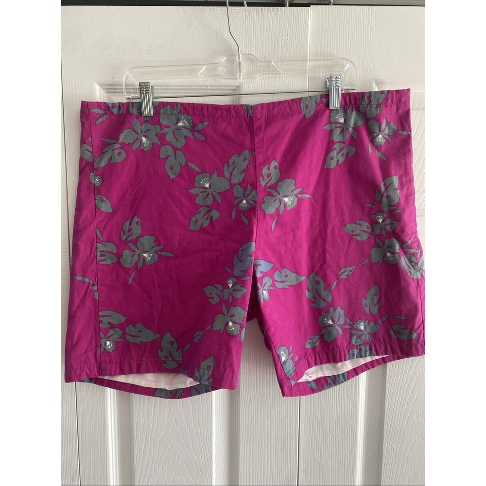 Cooke Street Floral Board Shorts Mens Size 38 Magenta Pink Hawaiian‎ Surf